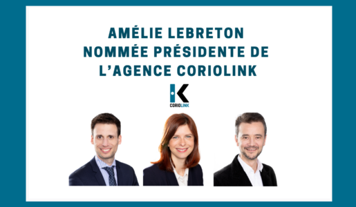 Communication d’influence : Amélie Lebreton nommée Présidente de l’agence CorioLink