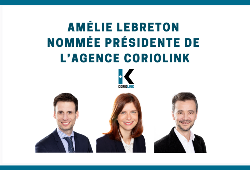 Communication d’influence : Amélie Lebreton nommée Présidente de l’agence CorioLink